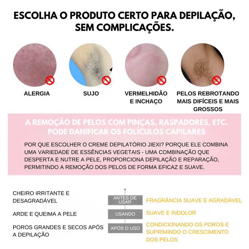 ✨Suave como mel: spray depilatório em mousse✨